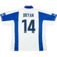 1999-00 Bury Match Issue Home Shirt Bryan #14
