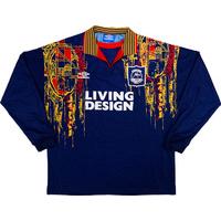 1996-97 Aberdeen Match Issue Away L/S Shirt #6