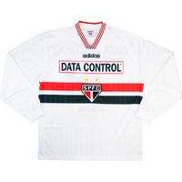 1997 Sao Paulo Match Issue Home L/S Shirt #28 (v Ajax)