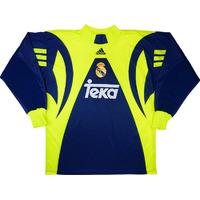 1999-00 Real Madrid Yellow GK Shirt (Excellent) L