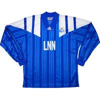 1992 93 fc luzern match worn cup winners cup home ls shirt 2 gmr v fey ...