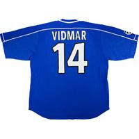 1999-00 Rangers Match Issue Champions League Home Shirt Vidmar #14 (v PSV)