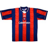 1996 San Lorenzo Match Worn Home Shirt #3 (Manusovich) v Anderlecht