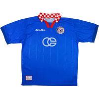 1997-98 Croatia Zagreb Match Issue Champions League Home Shirt Gapar #7 (v Newcastle)