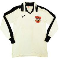 1984-85 Austria U-21 Match Worn Home L/S Shirt #5 (v Holland)