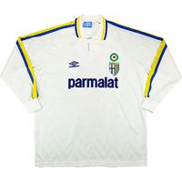 1992-93 Parma Match Worn Home L/S Shirt #9 (Brolin) v Juventus