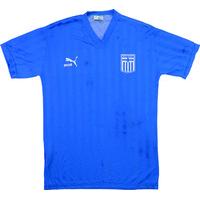 1988 Greece U-21 Match Worn Home Shirt #3 (v Holland)