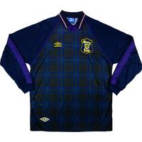 1994 Scotland Match Worn Home L/S Shirt #3 (v Holland)