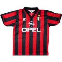 1996-97 AC Milan Home Shirt (Very Good) L