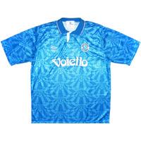 1991 93 napoli home shirt very good xl