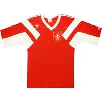 1990 Tunisia Match Worn Home Shirt #9 (Rouissi) v England