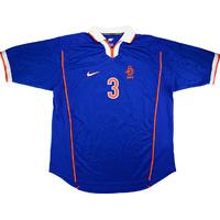 1998 Holland Match Issue Away Shirt #3 (Bogarde) v Mexico