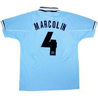 1997-98 Lazio Match Worn Home Shirt Marcolin #4 (v Feyenoord)