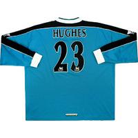 1998-99 Aston Villa Match Issue Away L/S Shirt Hughes #23