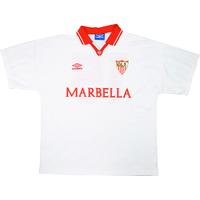 1994 95 sevilla match issue home shirt 15