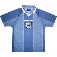 1996-97 England Away Shirt L.Boys