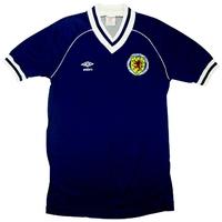 1984 85 scotland match issue home shirt 3 albiston