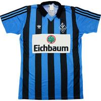 1990 91 waldhof mannheim match issue home shirt 2