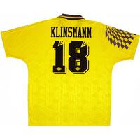 1991 95 tottenham away shirt klinsmann 18 excellent xl