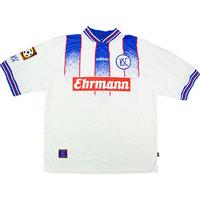 1997-98 Karlsruhe Match Worn Home Shirt Hengen #16 (v Bayern)