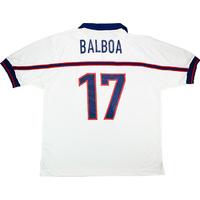 1998 usa match issue home shirt balboa 17 v holland