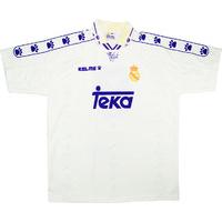 1994-95 Real Madrid Match Worn Home Shirt #8 (Míchel) v PSV