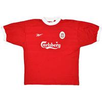 1998-00 Liverpool Match Issue Home Shirt #16