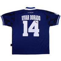 1996-97 Tenerife Match Issue Away Shirt Vivar Dorado #14