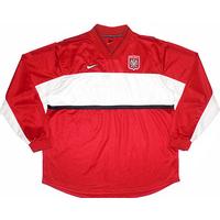 1998-99 Poland Player Issue Away L/S Shirt (Very Good) XL