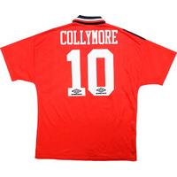 1994 96 nottingham forest home shirt collymore 10 very good l