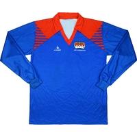 1994 Liechtenstein Match Worn Home L/S Shirt #9 (Frick) v Ireland