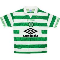 1997-99 Celtic \'Champions\' Home Shirt (Good) M.Boys