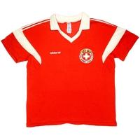 1988 switzerland match worn home shirt 9 zwicker v england