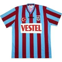 1995 96 trabzonspor match issue home shirt 11