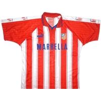 1995-96 Atletico Madrid Home Shirt *Mint* L