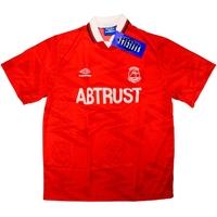 1992 93 aberdeen home shirt wtags l