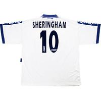 1995 97 tottenham home shirt sheringham 10 very good xl