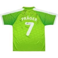 1996-98 Wolfsburg Home Signed Shirt Präger #7 (Very Good) L