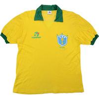 1988-91 Brazil Home Shirt (Good) M