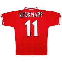 1997-98 Liverpool Home Shirt Redknapp #11 (Excellent) L