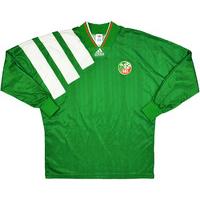 1993 Ireland Match Worn Home L/S Shirt #7 (O\'Brien) v Wales