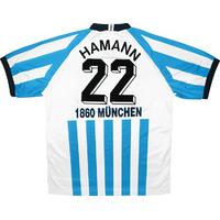 1995-96 1860 Munich Home Shirt Hamann #22 (Very Good) XL