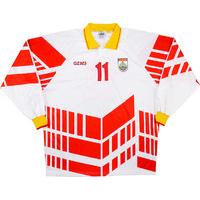 1996 Macedonia Match Worn Away L/S Shirt #11 (Miloevski) v Ireland