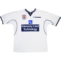 1999 01 agf aarhus home shirt excellent l