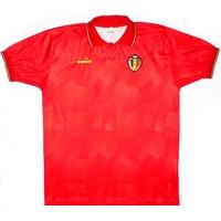 1993-94 Belgium Match Issue Home Shirt #5
