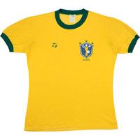 1982-85 Brazil Home Shirt (Good) S