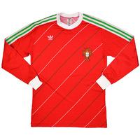 1986 Portugal Match Worn Home L/S Shirt #7 (Jaime Pacheco) v Finland