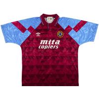 1990-92 Aston Villa Home Shirt (Very Good) M