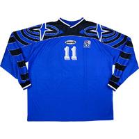 1998-00 Iceland Match Issue Home L/S Shirt #11