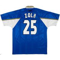 1997-99 Chelsea \'Coca-Cola Cup Final\' Home Shirt Zola #25 *Mint* XXL